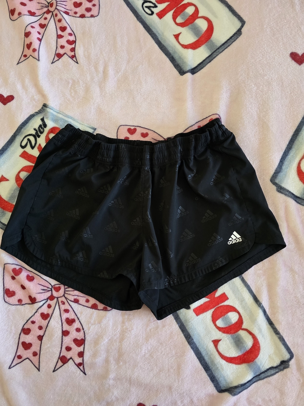 adidas Black Women's Athletic Running Shorts